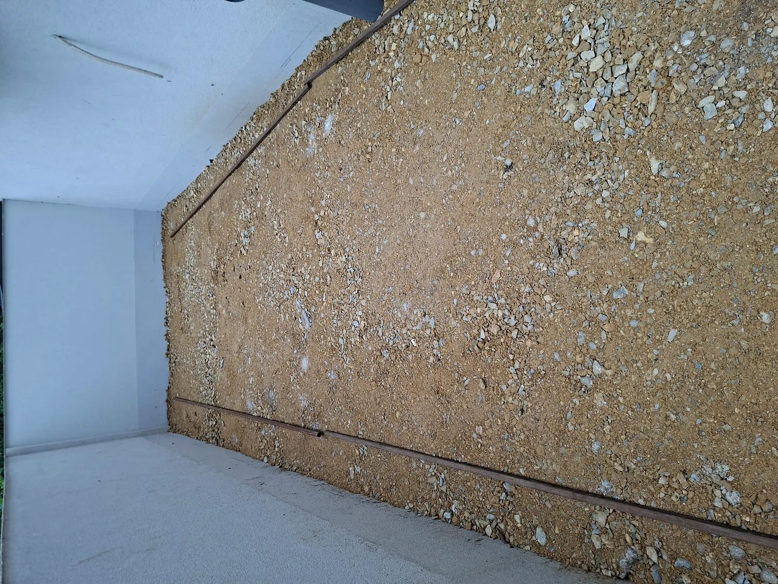 Zúzottkő ágyazat, fedett terasz, Kecskemét