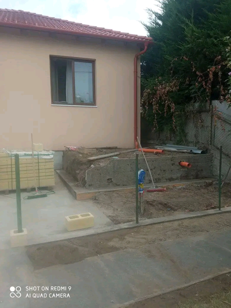 Teraszalap betonozása, Cegléd