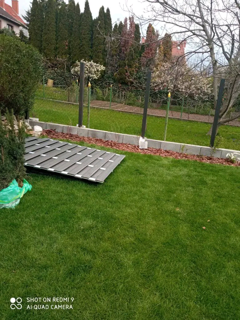 Terasz deszkázat előkészítése, Kecskemét
